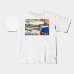 Falmouth Harbor, Cape Cod Kids T-Shirt